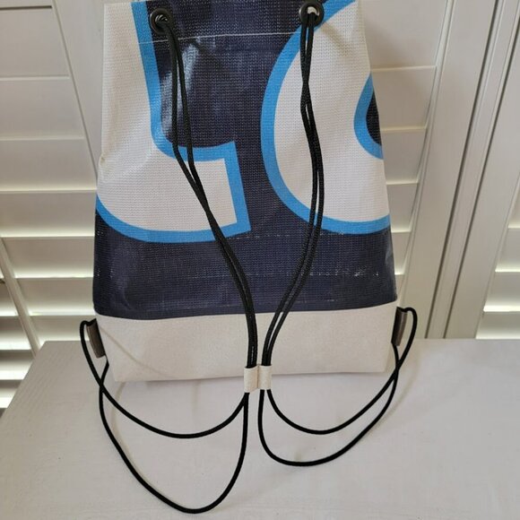 Upcycled Tote Bag - Convertible to Backpack - Crafted by PUP Designers in Indy - Picture 3 of 9